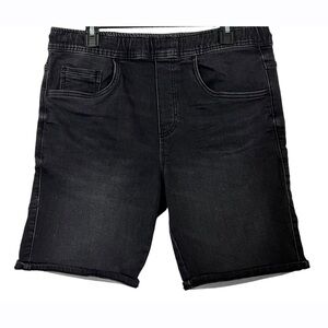 Zara Mens XL Black 1985 Slim Jogger Short‎ NEW